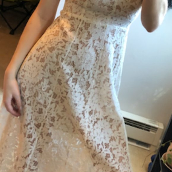 Lulu's M white lace dress - Picture 3 of 4